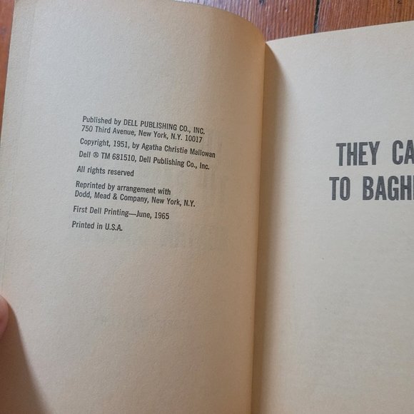 Vintage Agatha Christie - They Came to Baghdad 1965 - Picture 5 of 5